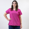 Bluza medicala Lotus Flex, stretch, fucsia, CVC-NP4 3XL