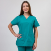 Bluza medicala Lotus Flex, stretch, aqua, CVC-NP1 XL