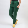 Pantaloni medicali Lotus Flex, stretch, cu snur, verde hunter, TS-SP3 2XL