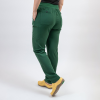 Pantaloni medicali Lotus Flex, stretch, cu snur, verde hunter, TS-SP3