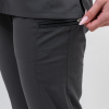 Pantaloni medicali Lotus Flex, stretch, cu snur, gri, TS-SP3