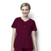 Bluza uniforma medicala, WonderWork, 200-WINE