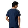 Bluza uniforma medicala Colorblock, W123, 6655-NAVY