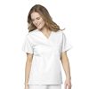 Bluza unisex uniforma medicala, WonderWORK, 100 - WHIT Alb