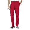 Pantaloni uniforma medicala, W123, 5355-REDT(lung)