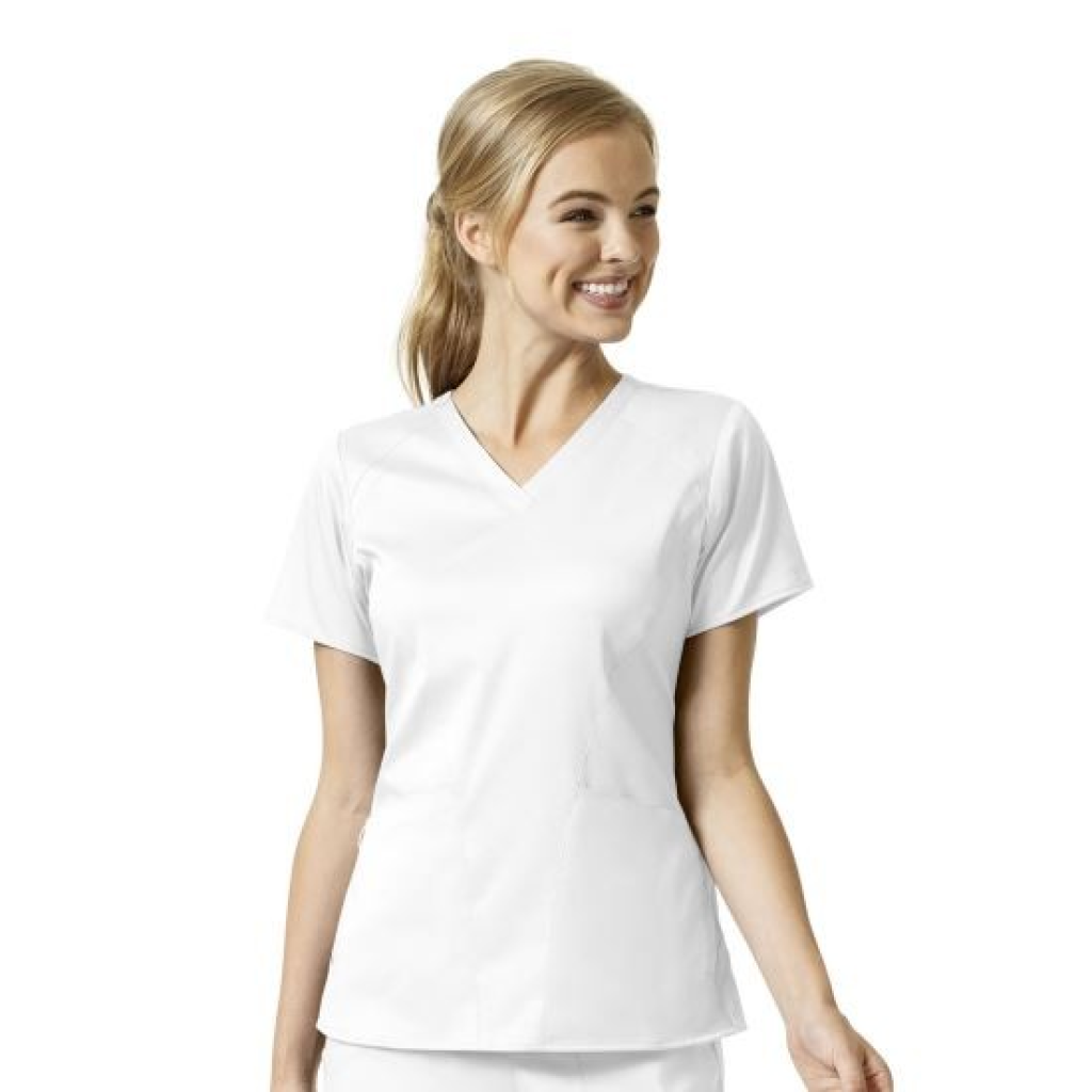 Bluza uniforma medicala, WonderWink PRO, 6319-WHIT S