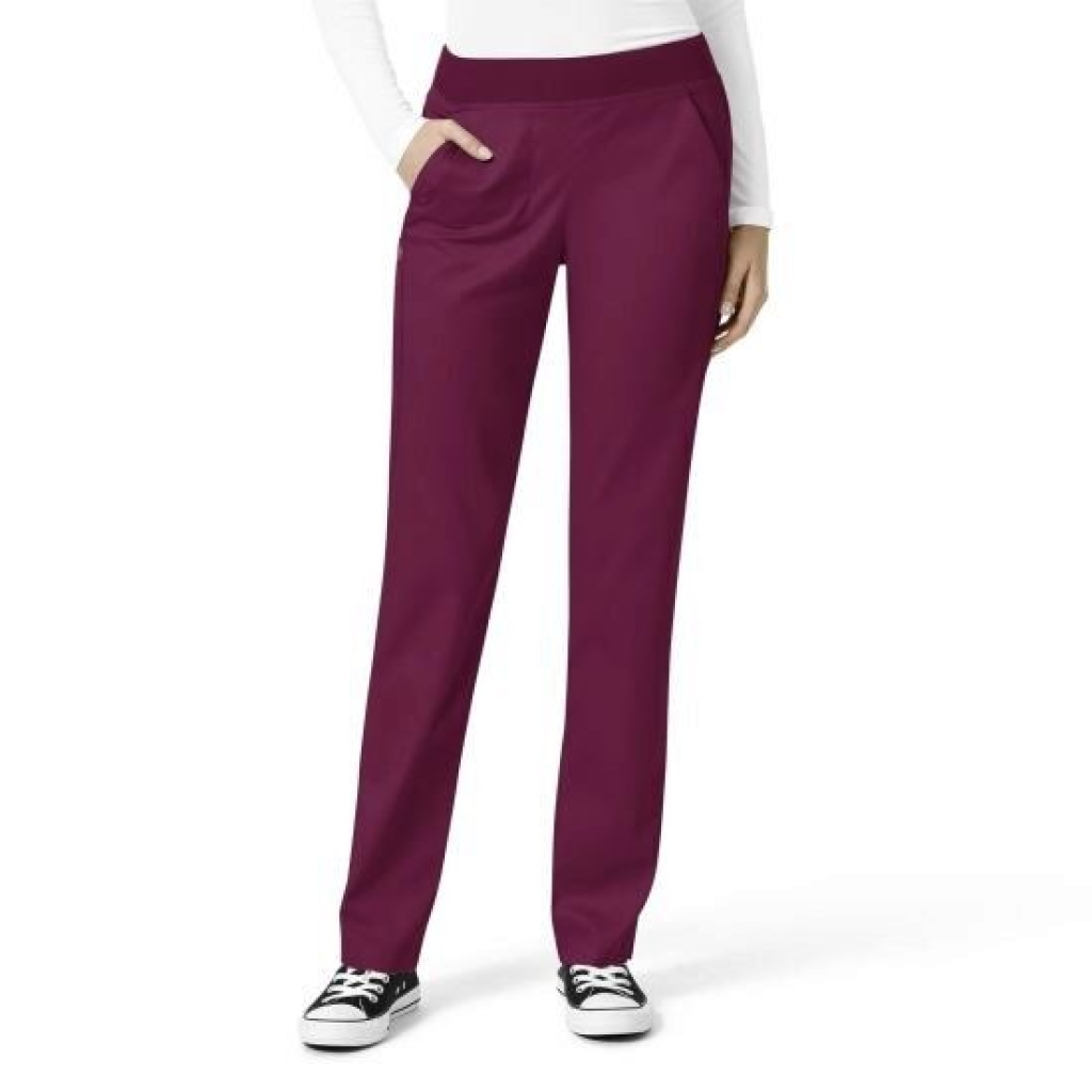 Pantaloni uniforma medicala, WonderWink PRO, 5419-WINE S - LUNG