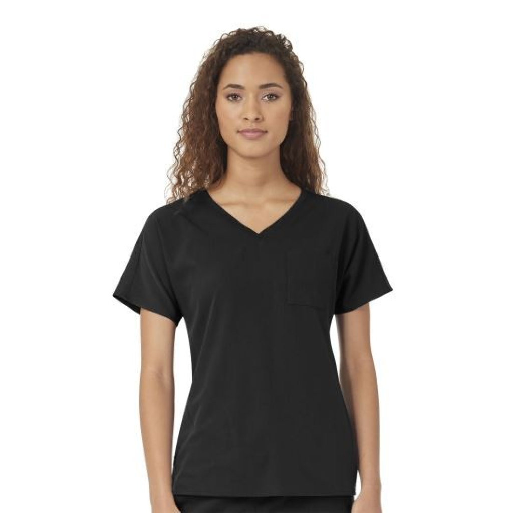 Bluza uniforma medicala, WonderWink Aero, 6329-BLAC S