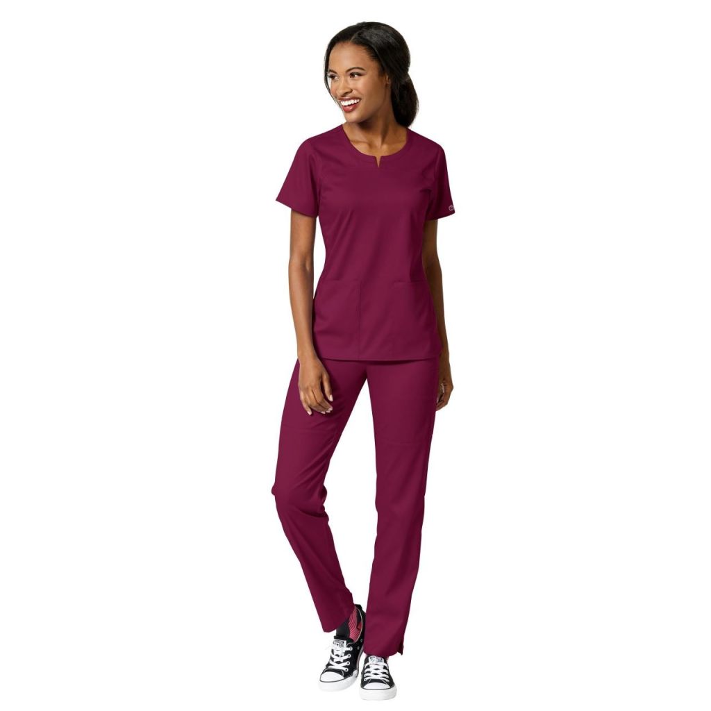 Pantaloni uniforma medicala, WonderWink PRO, 5419-WINE