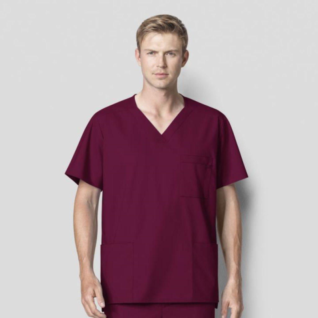 Bluza uniforma medicala, WonderWORK, 103A-WINE