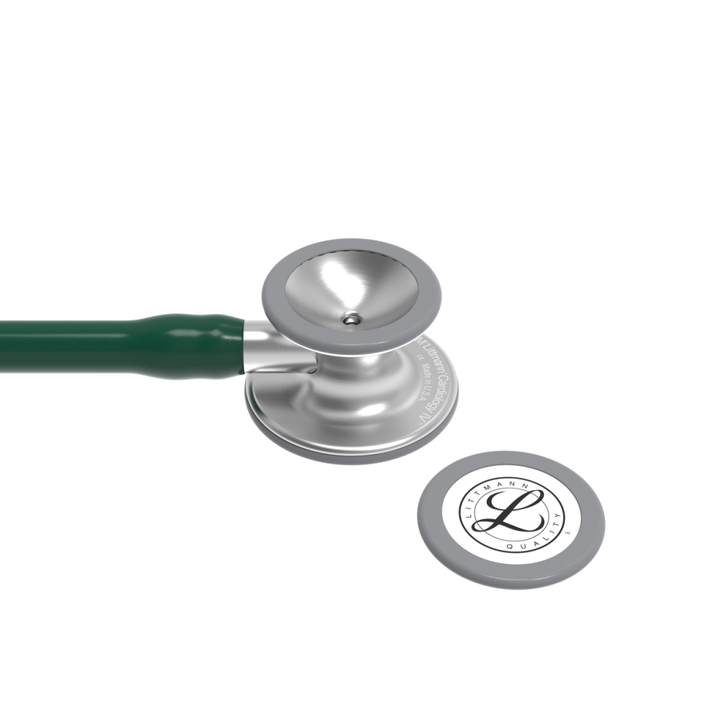 Stetoscop 3M Littmann Cardiology IV Verde inchis 6155 - capsula + diafragma
