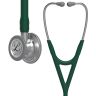 Pachet cardio -  Stetoscop Littmann Cardiology IV Verde inchis 6155 +  Borseta stetoscop Cardio Neagra