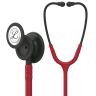 Pachet student - Stetoscop Littmann Classic III Rosu burgundy cu capsula neagra 5868 + Borseta Rosu perlat