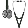 Pachet cardio - Stetoscop Littmann Cardiology IV negru, capsula oglinda 6177 + Borseta stetoscop Cardio Neagra